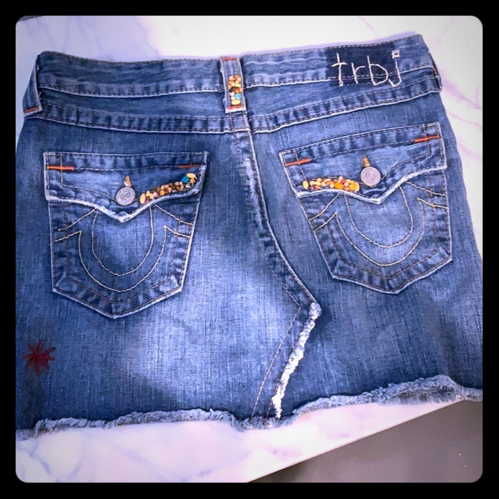 True Religion Jean Skirt